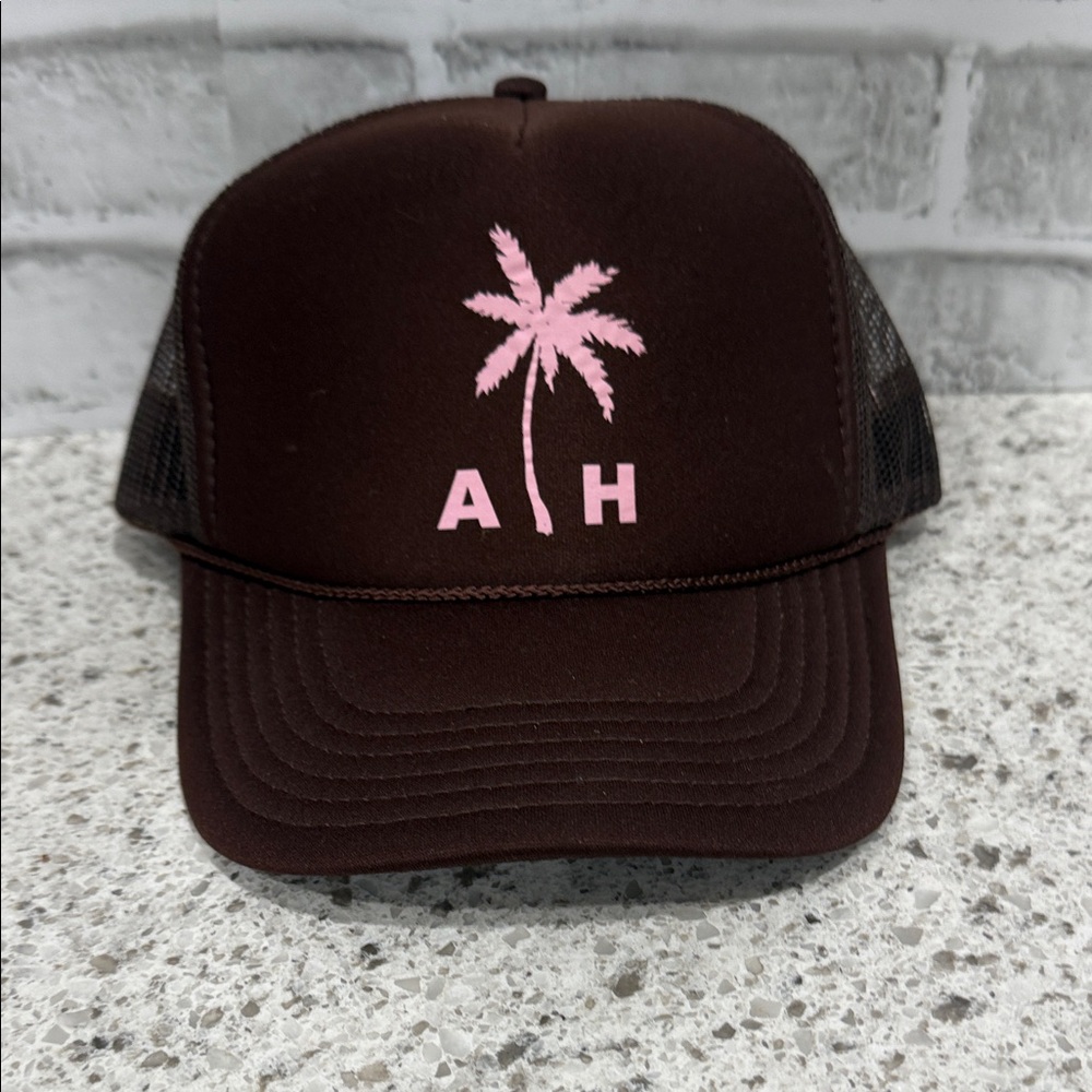 Anthropologie Ascot + Hart Palm Trucker Hat